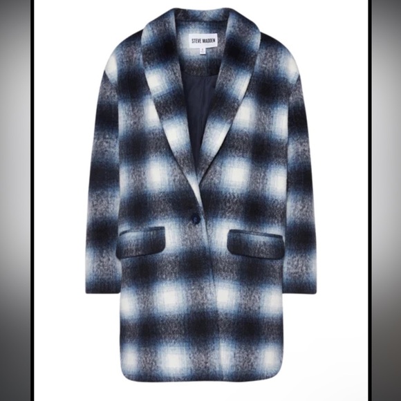 NWT Steve Madden Oversized Zoey Jacket 💙 Medium - Picture 10 of 14